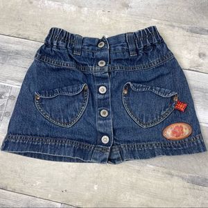 Denim Skirt is Size 4T